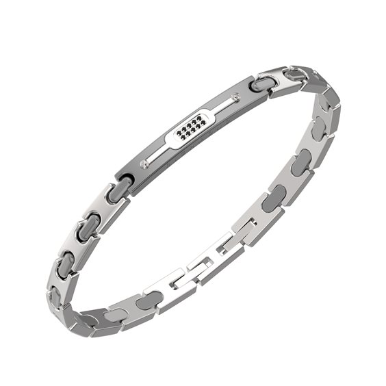 Pulsera John Richmond Hombre in Titanio 0.10 Ct JRCB02WB - JRCB02WB
